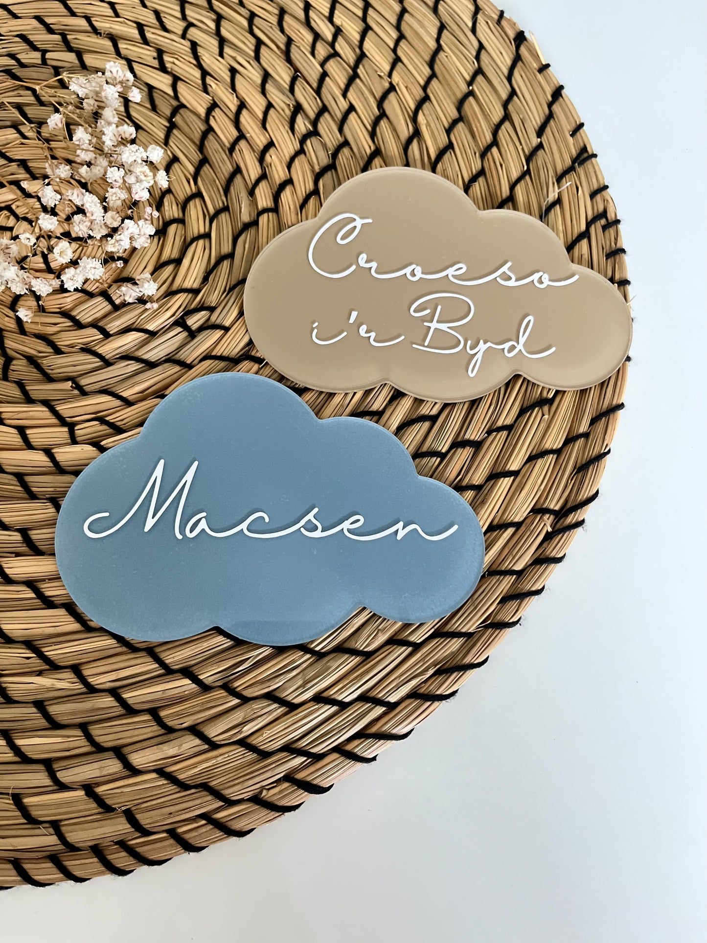 'Croeso i’r Byd' & Personalised Clouds (Duo)