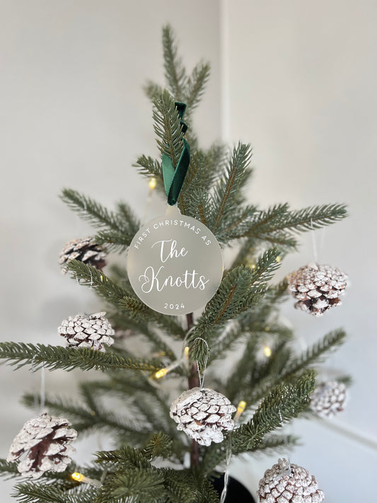 Personalised Christmas Bauble